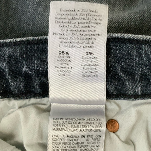 MOTHER SUPERIOR Jeans The Flirt Chew Faded Black Size 27 - Picture 12 of 15